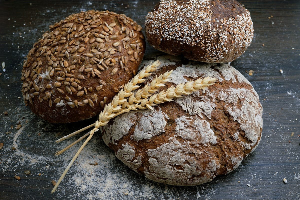 Multigrain loaf display