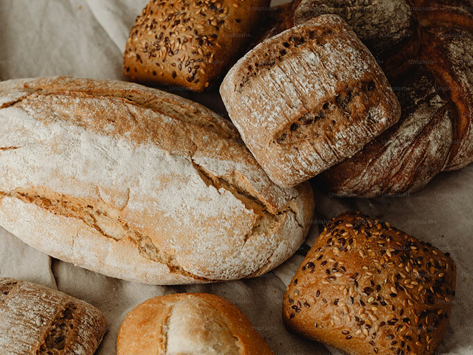  Different bread buns